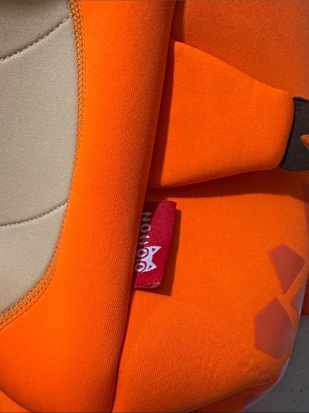 Nohoo Bright Orange Dinosaur Kids Backpack